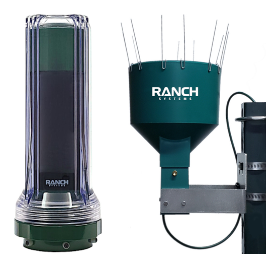 RS130 telemetry node with Pro Rain Gauge